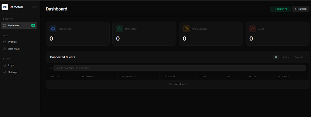 RemoteX Panel (v2.2)