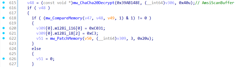 AMSI patching